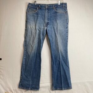 VTG Levis 517 Bootcut Jeans Mens 34x28 Medium Wash Blue Denim Vintage 517-0217